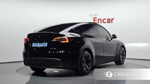 Tesla Model Y 2021 Черный из Кореи