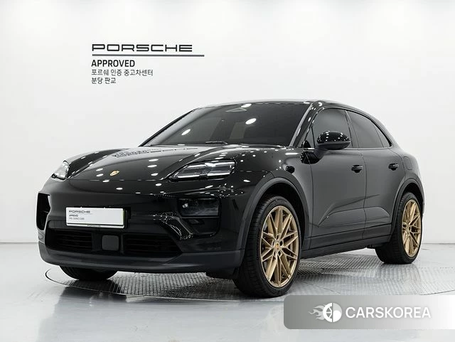 Porsche Makan EV 2025 Черный из Кореи