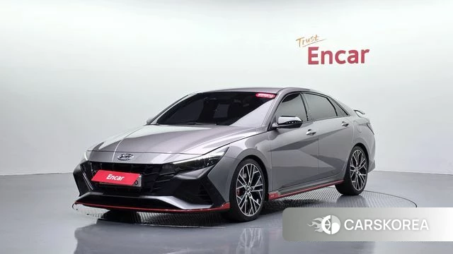 Hyundai Avante (CN7) 2022 Серебристо-серый из Кореи