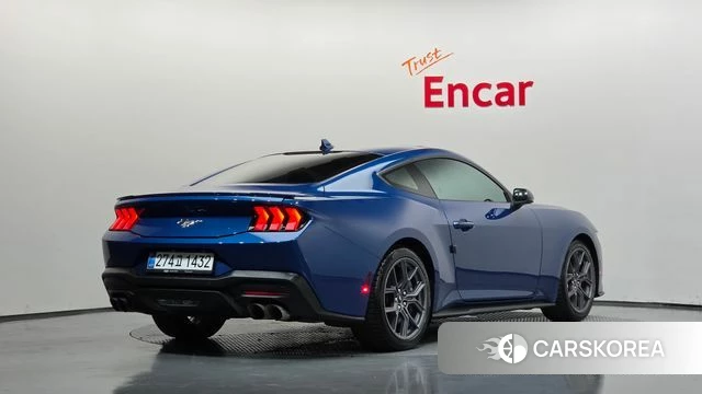 Ford Mustang 7th Generation 2024 Синий из Кореи