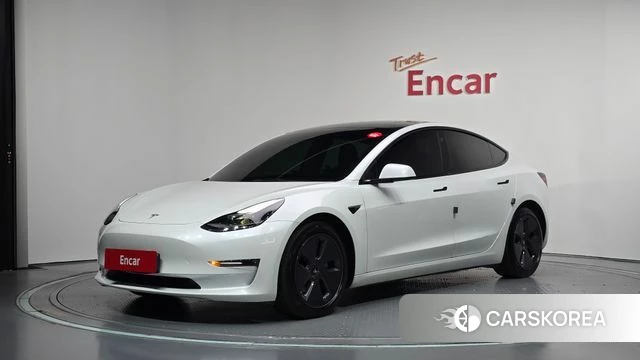 Tesla Model 3 2022 Белый из Кореи