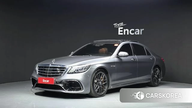 Mercedes-Benz S-Class W222 2019 Серебристо-серый из Кореи