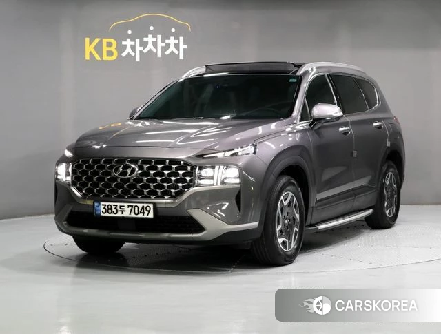 Hyundai The New Santa Fe 2022 Серый из Кореи