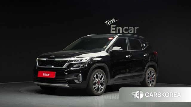 Kia Seltos 2020 Черный из Кореи