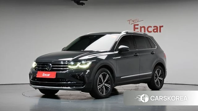Volkswagen Tiguan second Generation 2021 Серый из Кореи