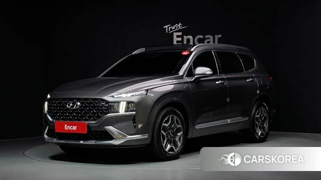 Hyundai The New Santa Fe 2021 Серый из Кореи