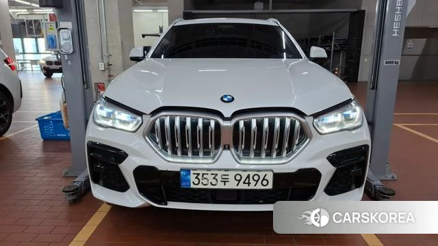 BMW X6 (G06) 2022 Белый из Кореи