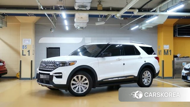Ford Explorer 6th Generation 2021 Белый из Кореи