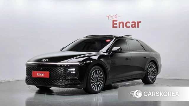 Hyundai Grandeur Hybrid (GN7) 2024 Черный из Кореи