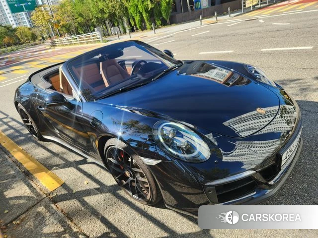 Porsche 911 2018 Черный из Кореи
