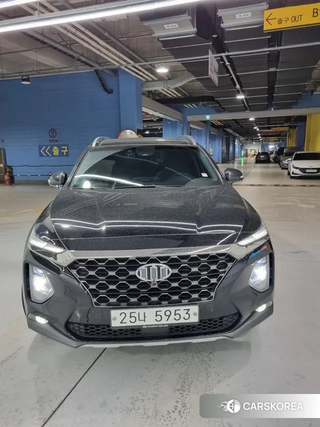 Hyundai Santa Fe TM 2019 Черный из Кореи