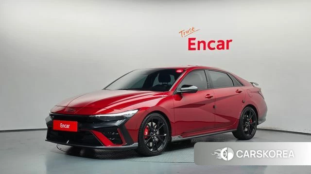 Hyundai The New Avante (CN7) 2024 Красный из Кореи