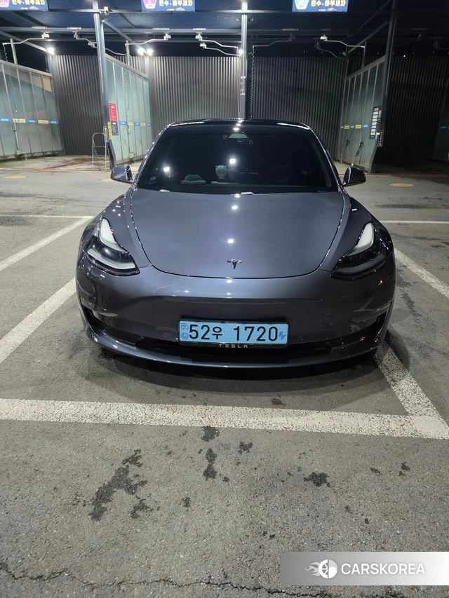 Tesla Model 3 2021 Серый из Кореи