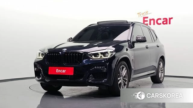 BMW X3 (G01) 2021 Черный из Кореи