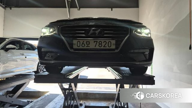 Hyundai Grandeur IG Hybrid 2018 Черный из Кореи