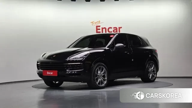 Porsche Cayenne (PO536) 2020 Черный из Кореи
