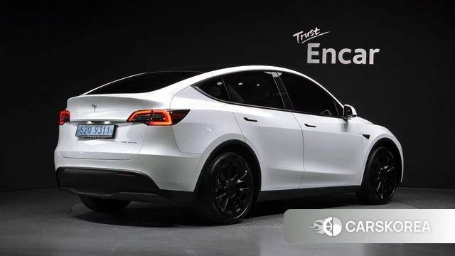 Tesla Model Y 2021 Белый из Кореи
