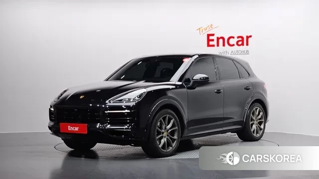 Porsche Cayenne (PO536) 2021 Черный из Кореи