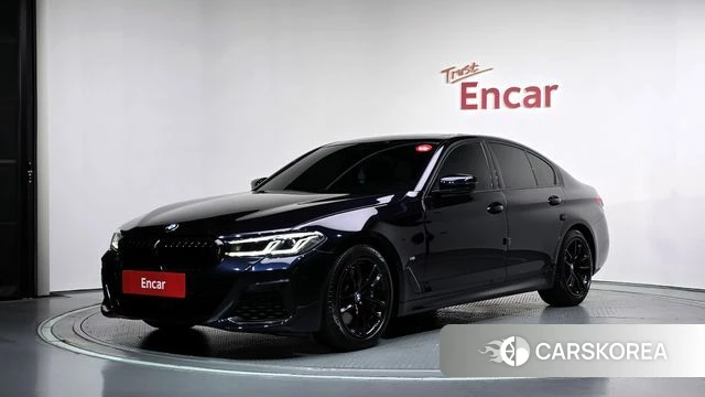 BMW 5 Series (G30) 2021 Черный из Кореи