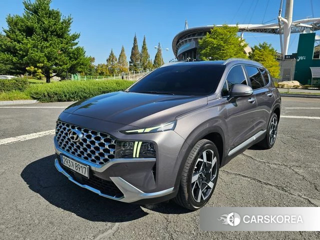 Hyundai The New Santa Fe 2021 Песочный из Кореи