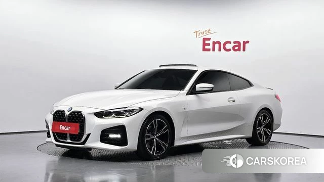BMW 4 Series (G22) 2021 Белый из Кореи
