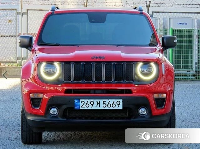 Jeep Renegade 2021 Красный из Кореи