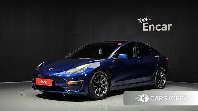 Tesla Model 3 2022 Синий из Кореи