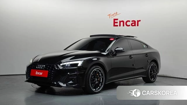 Audi A5 (F5) 2021 Черный из Кореи