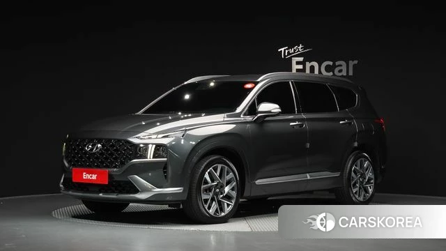 Hyundai The New Santa Fe 2021 Серый из Кореи
