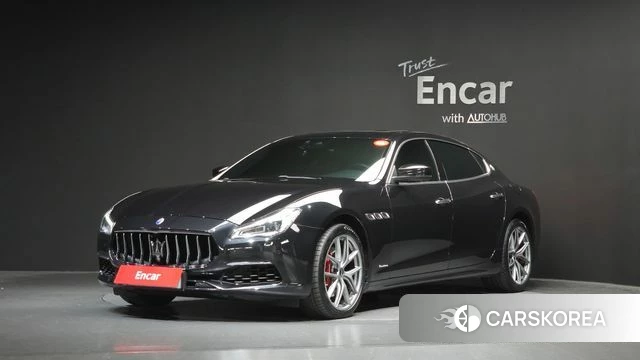 Maserati Quattroporte 2018 Черный из Кореи