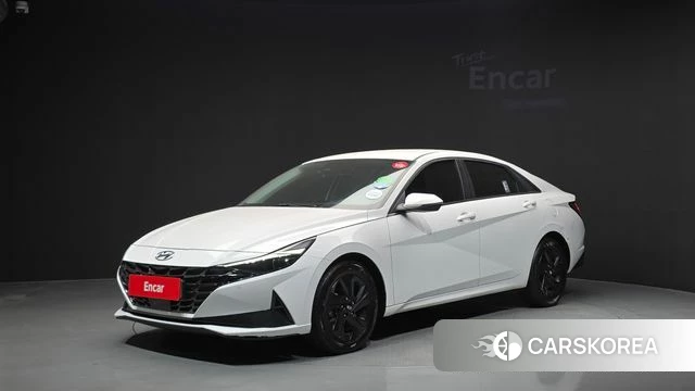 Hyundai Avante (CN7) 2022 Белый из Кореи
