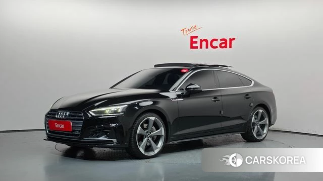Audi A5 (F5) 2019 Черный из Кореи