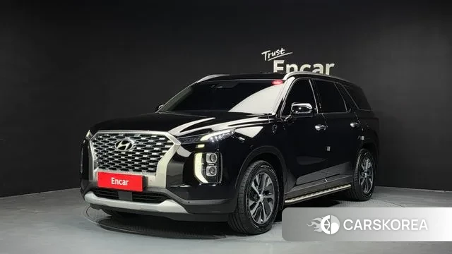 Hyundai Palisade 2021 Черный из Кореи