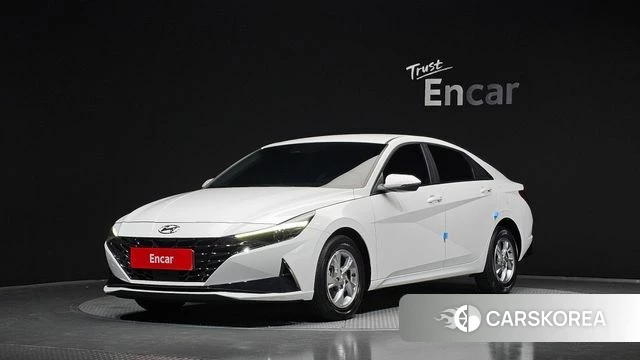 Hyundai Avante (CN7) 2020 Белый из Кореи
