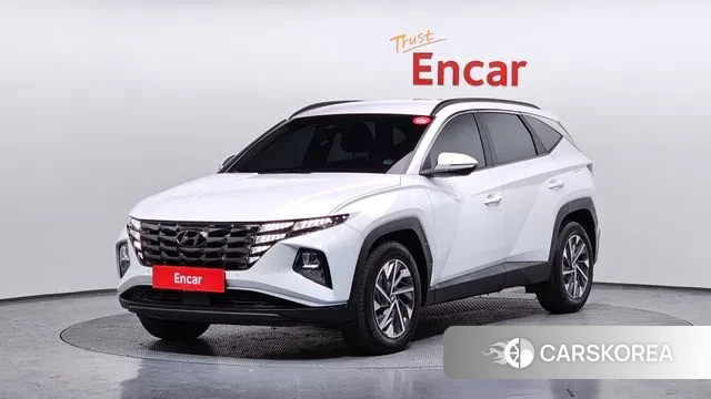 Hyundai Tucson Hybrid (NX4) 2021 Белый из Кореи