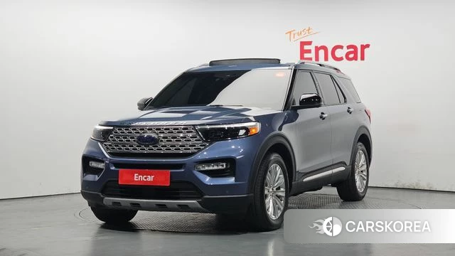Ford Explorer 6th Generation 2021 Синий из Кореи