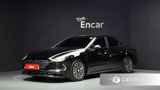 Hyundai Sonata Hybrid (DN8) 2023 Черный из Кореи