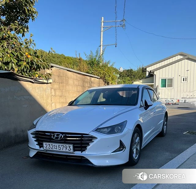 Hyundai Sonata Hybrid (DN8) 2019 Белый из Кореи