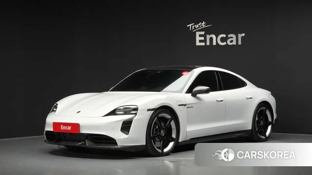 Porsche Taycan 2023 Белый из Кореи