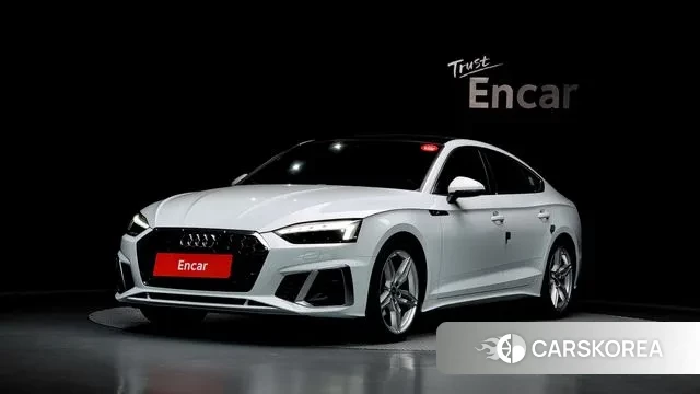 Audi A5 (F5) 2021 Белый из Кореи