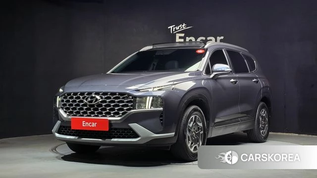 Hyundai The New Santa Fe 2023 Серый из Кореи