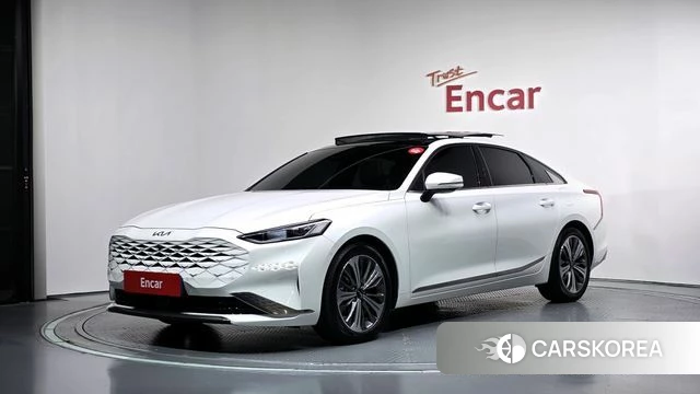 Kia K8 Hybrid 2023 Белый из Кореи