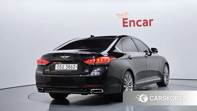 Genesis G80 2018 Черный из Кореи