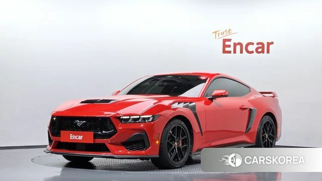 Ford Mustang 7th Generation 2024 Красный из Кореи