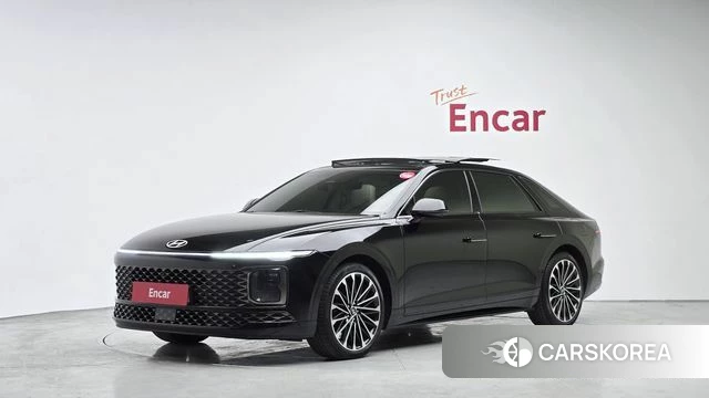 Hyundai Grandeur Hybrid (GN7) 2024 Черный из Кореи