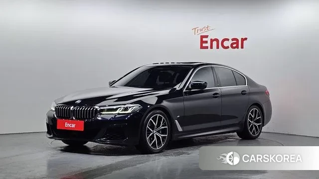 BMW 5 Series (G30) 2023 Синий из Кореи