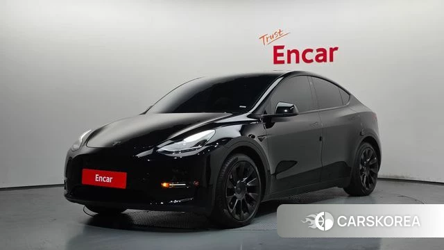 Tesla Model Y 2021 Черный из Кореи