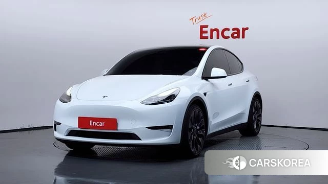 Tesla Model Y 2024 Белый из Кореи
