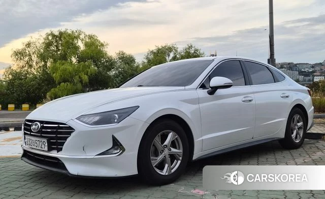 Hyundai Sonata (DN8) 2019 Белый из Кореи