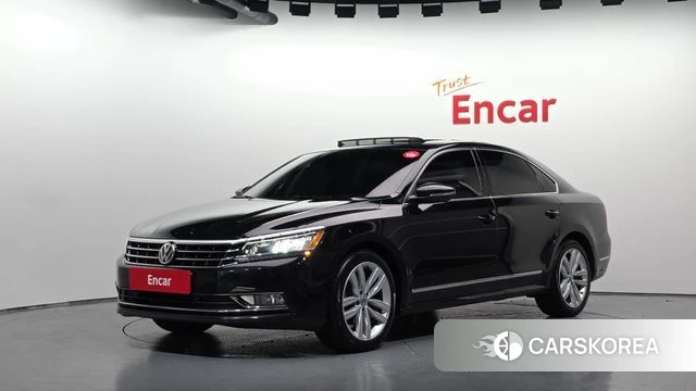 Volkswagen The New Passat 2018 Черный из Кореи